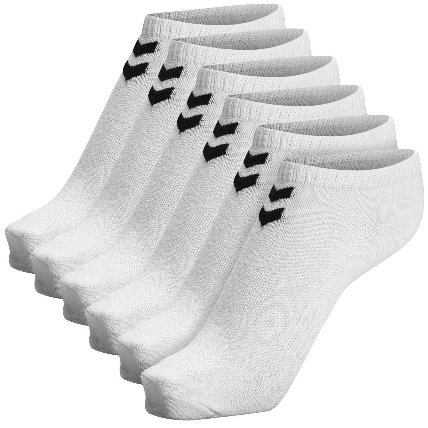 hmlCHEVRON 6-PACK ANKLE SOCKS WHITE