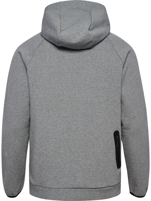 hmlTECH FLEECE REGULAR ZIP HOODIE GREY
