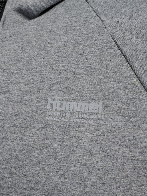 hmlTECH FLEECE REGULAR ZIP HOODIE GREY
