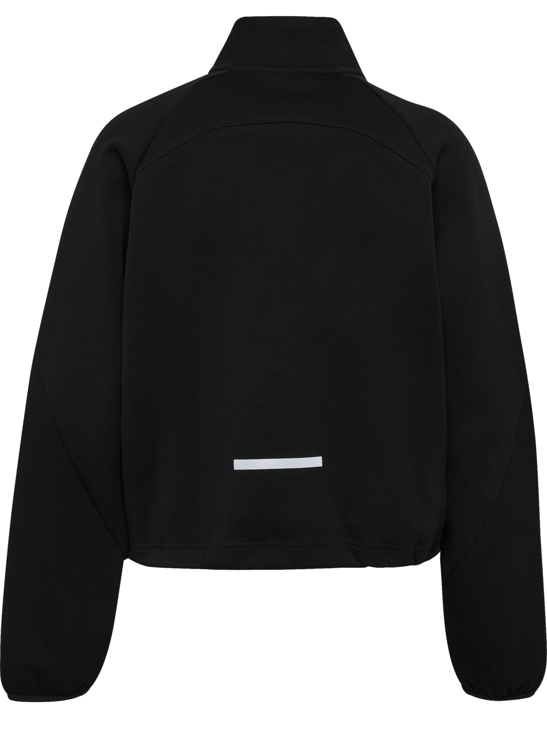 hmlTECH FLEECE WOMEN BOXY HALF ZIP BLACK
