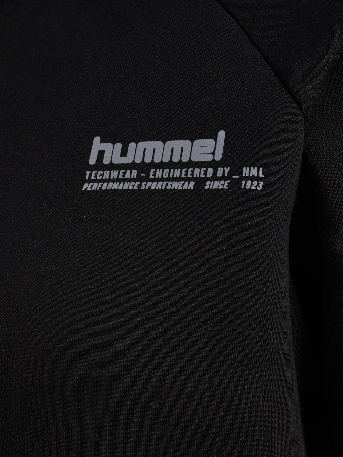 hmlTECH FLEECE WOMEN BOXY HALF ZIP BLACK