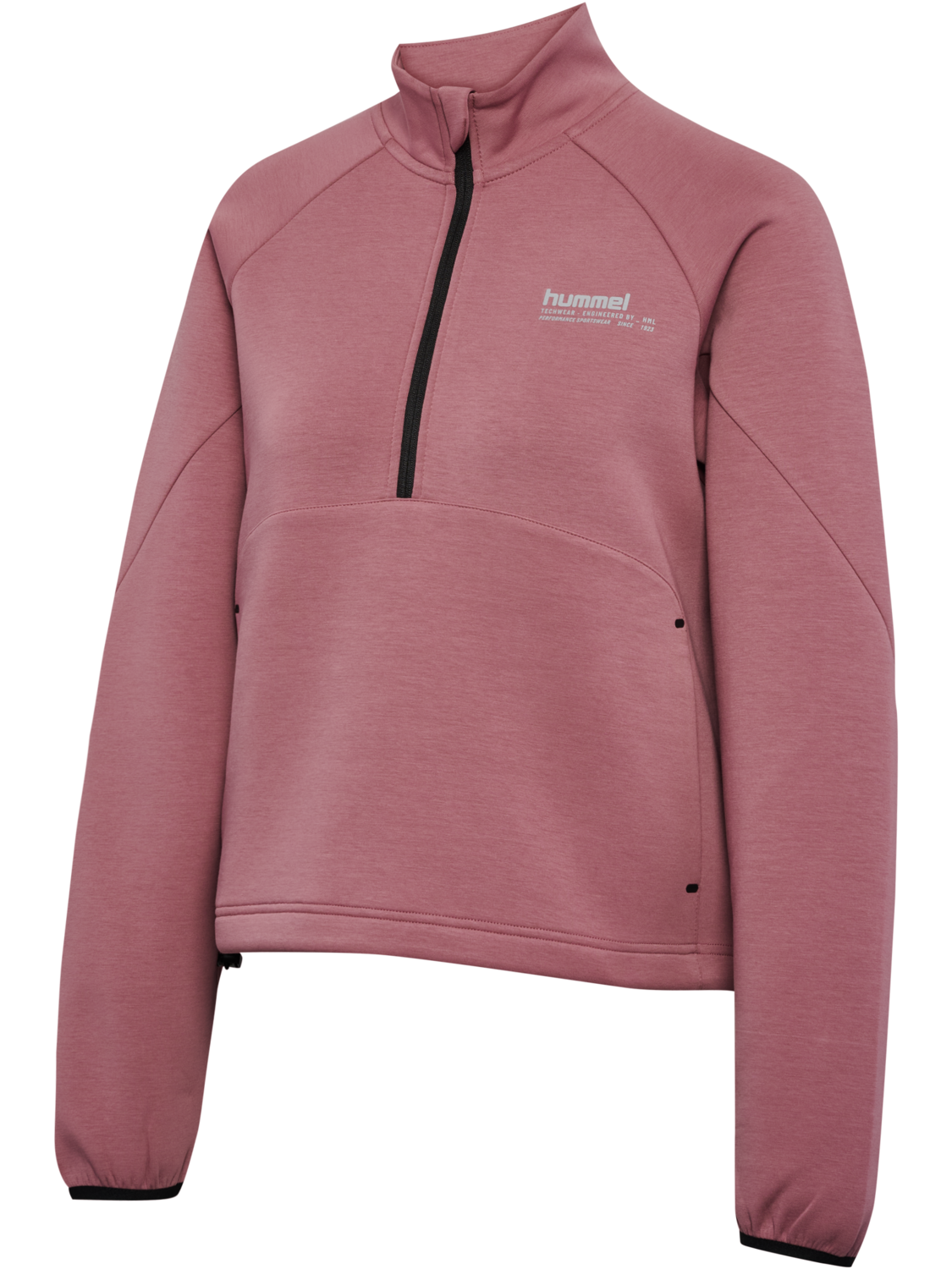 hmlTECH FLEECE WOMEN BOXY HALF ZIP MAUVE