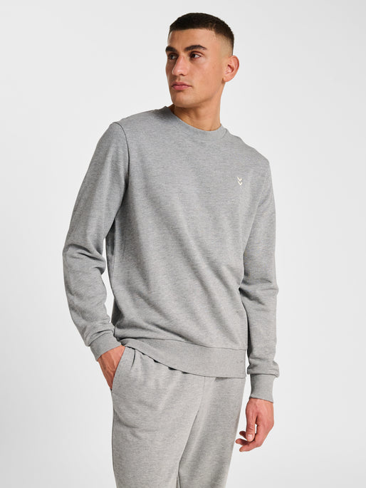 hmlPULSE SWEAT CREWNECK GREY