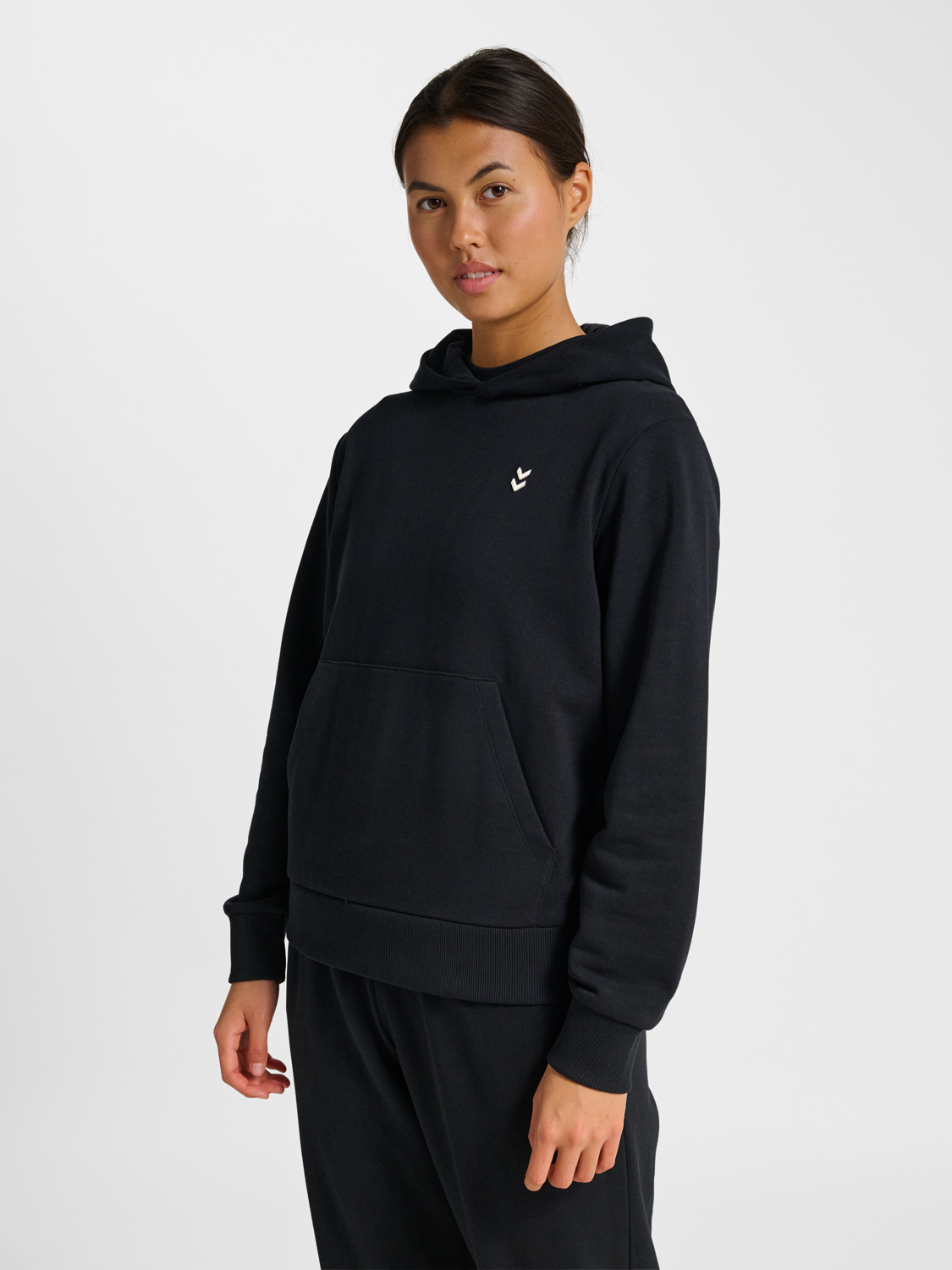 hmlPULSE W SWEAT HOODIE BLACK