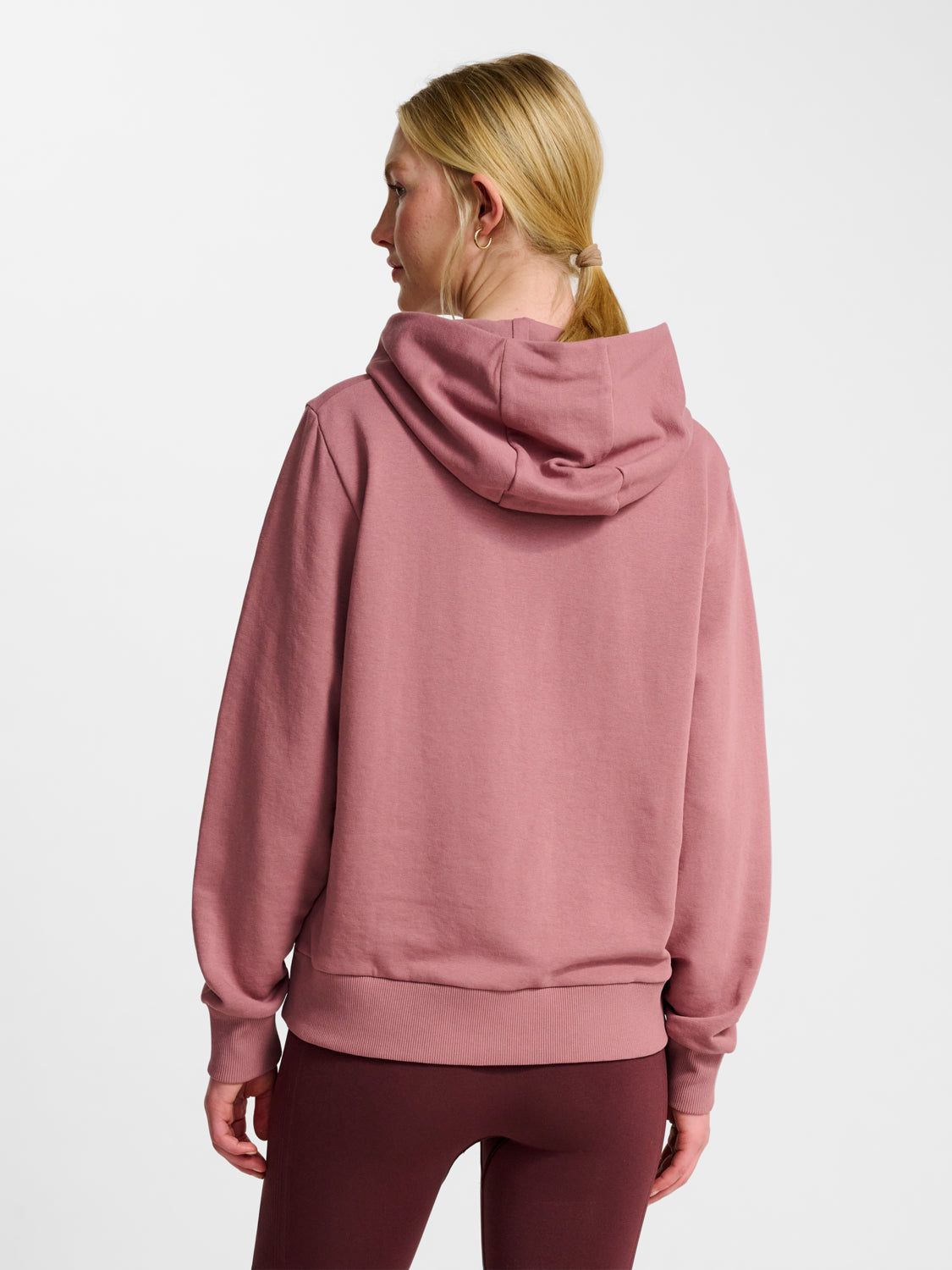 hmlPULSE W SWEAT HOODIE MAUVE