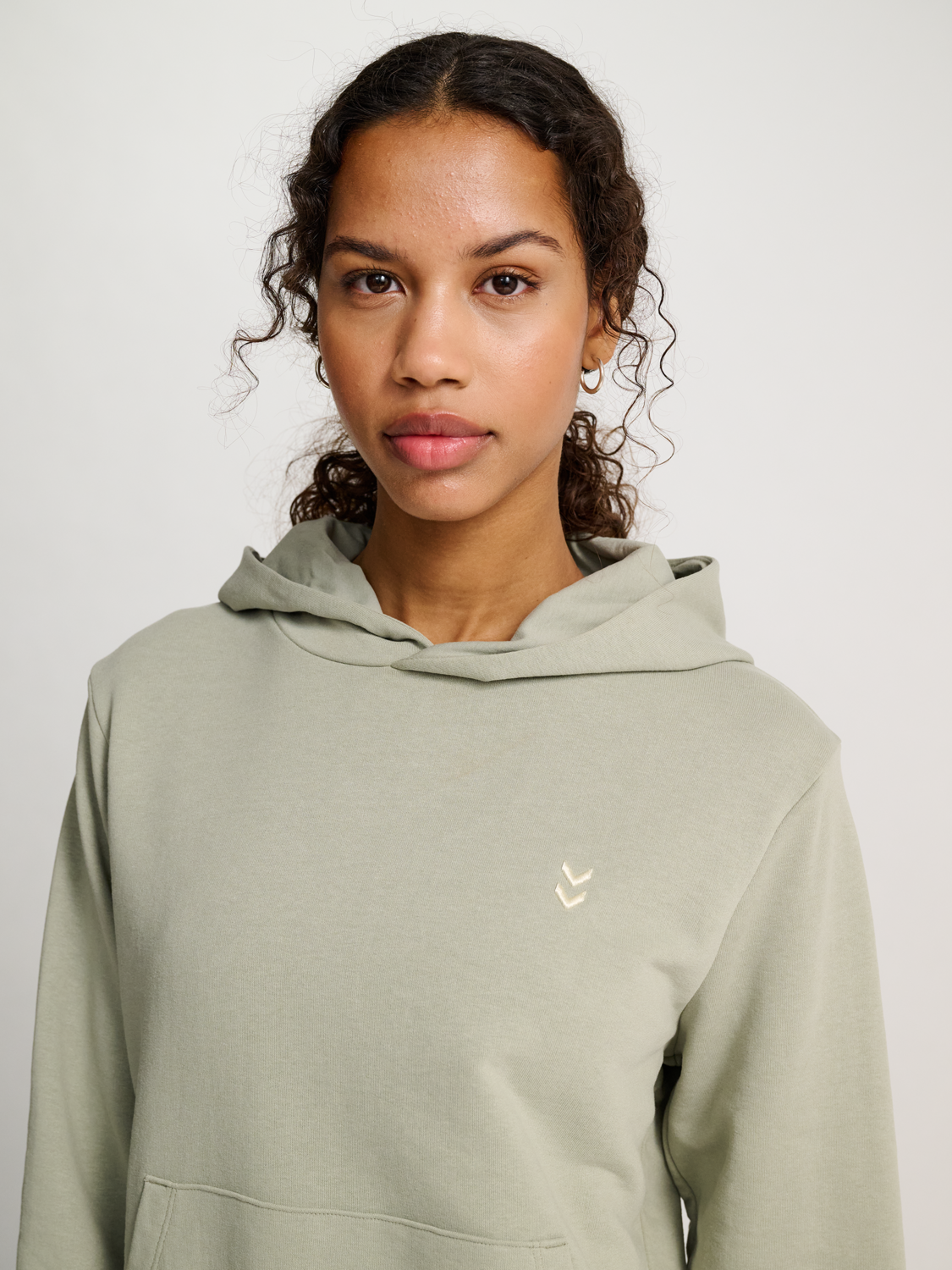 hmlPULSE W SWEAT HOODIE SEAGRASS