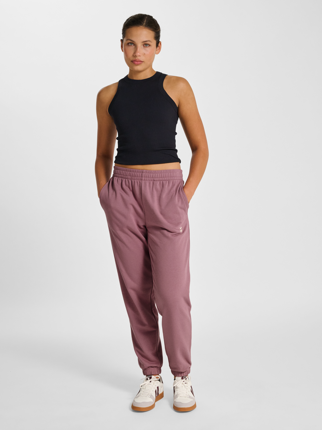 hmlPULSE W SWEAT PANTS MAUVE