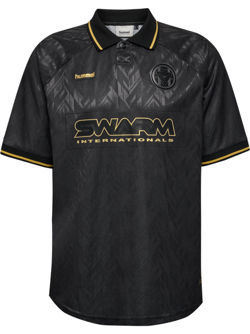 hmlLOOSE BAY SOCCER JERSEY S/S BLACK