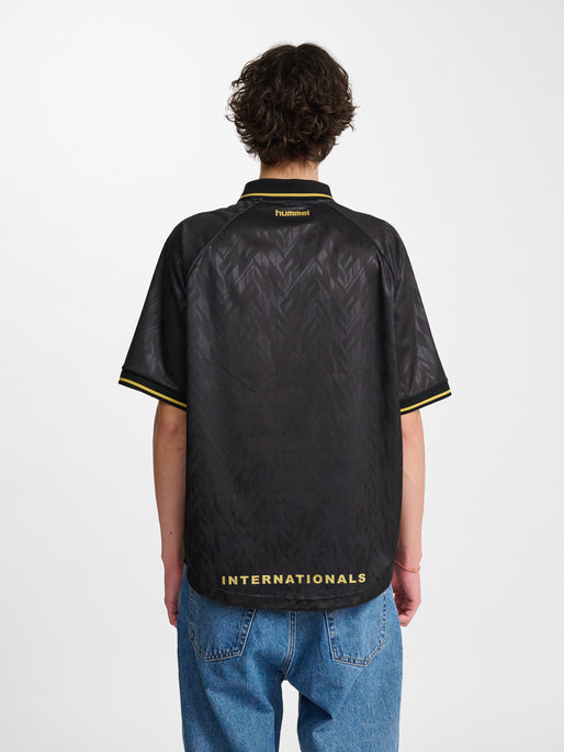hmlLOOSE BAY SOCCER JERSEY S/S BLACK