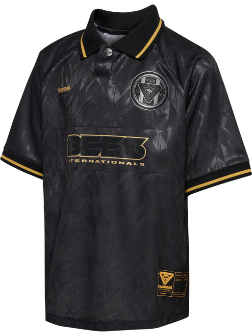 hmlJR LOOSE BAY SOCCER JERSEY S/S BLACK