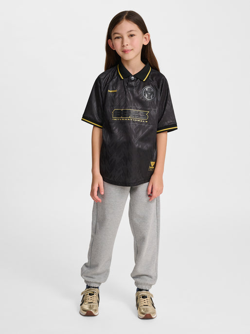 hmlJR LOOSE BAY SOCCER JERSEY S/S BLACK