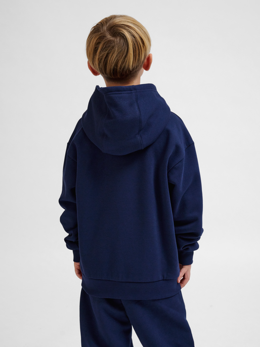 hmlJR LOOSE HOODIE BEE NAVY