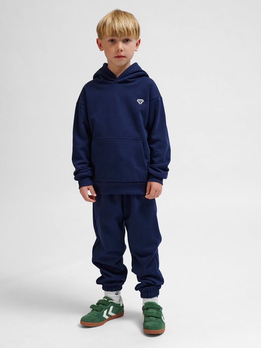 hmlJR LOOSE HOODIE BEE NAVY