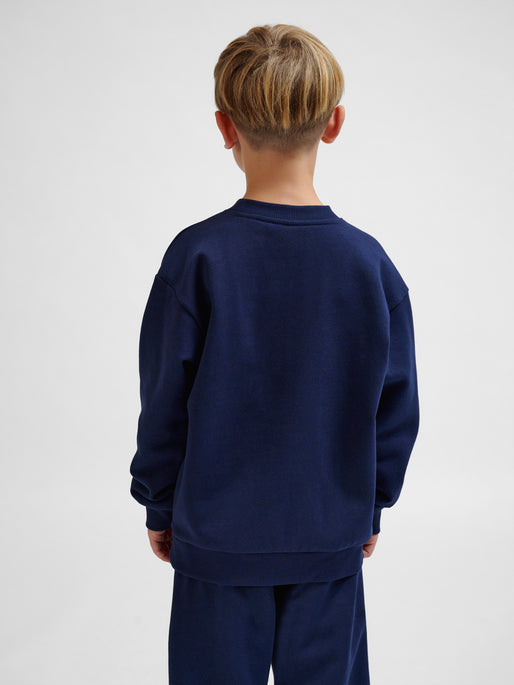 hmlJR LOOSE CREWNECK BEE NAVY