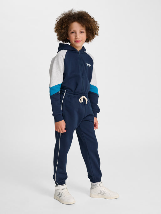 hmlJR LOOSE SWEATPANT PIPING NAVY