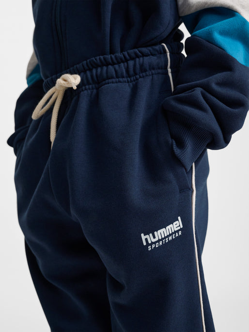 hmlJR LOOSE SWEATPANT PIPING NAVY