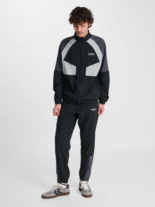 hmlLOOSE TRACK ZIPJACKET SPORTSWEAR BLACK