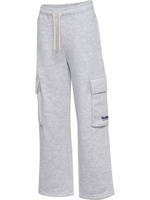 hmlJR LOOSE WL CARGO SWEATPANT LIGHT GREY