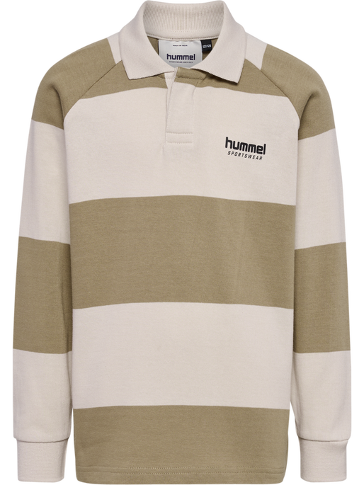 hmlJR LOOSE STRIPED POLO L/S