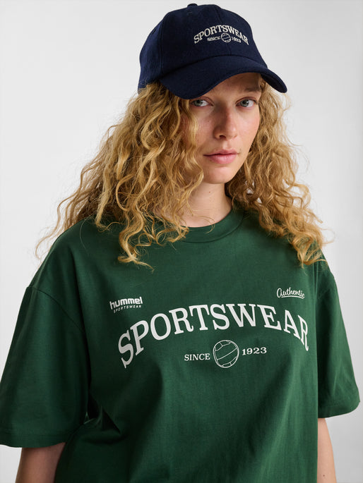 hmlLOOSE TEE S/S CLUB SPORTSWEAR GREEN