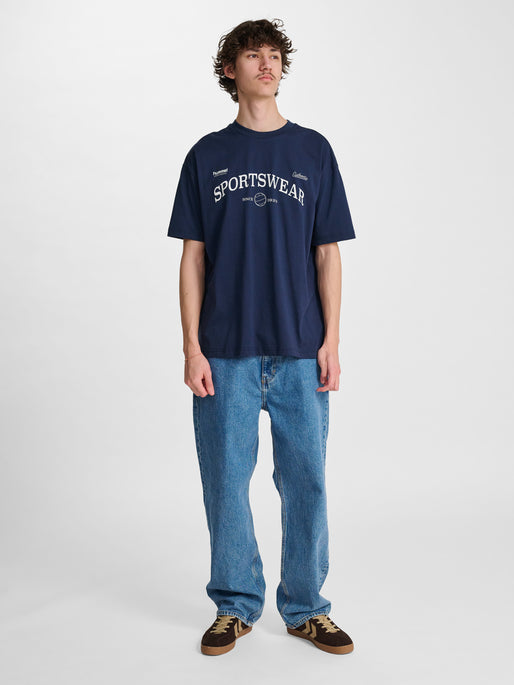 hmlLOOSE TEE S/S CLUB SPORTSWEAR NAVY