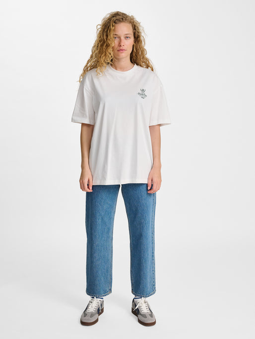 hmlLOOSE TEE S/S CLUB SPORTSWEAR WHITE