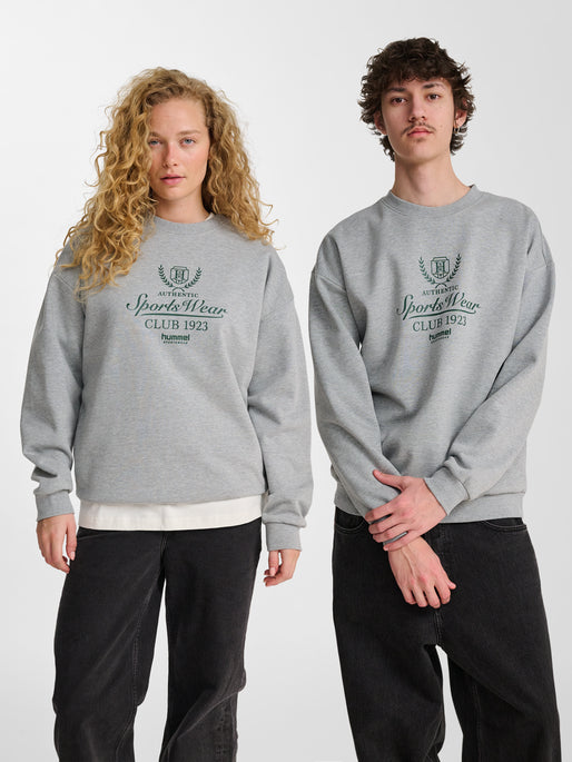 hmlLOOSE CREWNECK CLUB SPORTSWEAR GREY