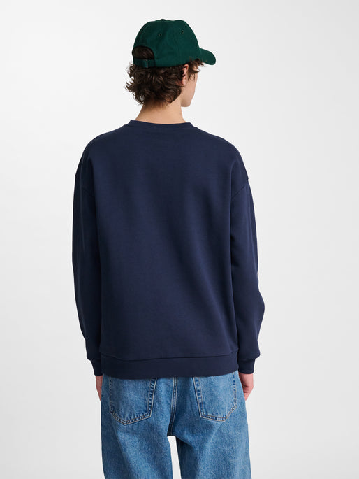 hmlLOOSE CREWNECK CLUB SPORTSWEAR NAVY