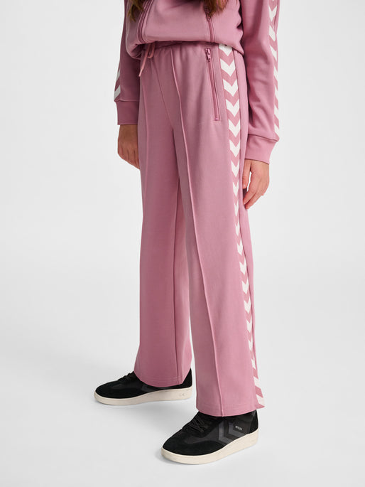 hmlJR ARCHIVE WIDE LEG POLY PANTS POLIGNAC