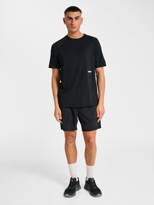hmlPULSE WORKOUT T-SHIRT S/S BLACK