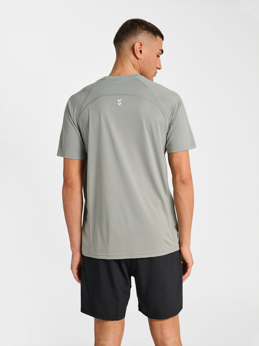 hmlPULSE WORKOUT T-SHIRT S/S GRAY