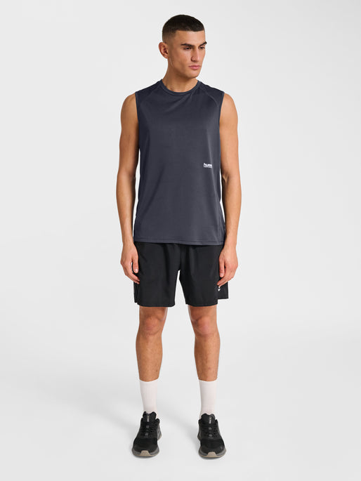 hmlPULSE WORKOUT TANK TOP EBONY