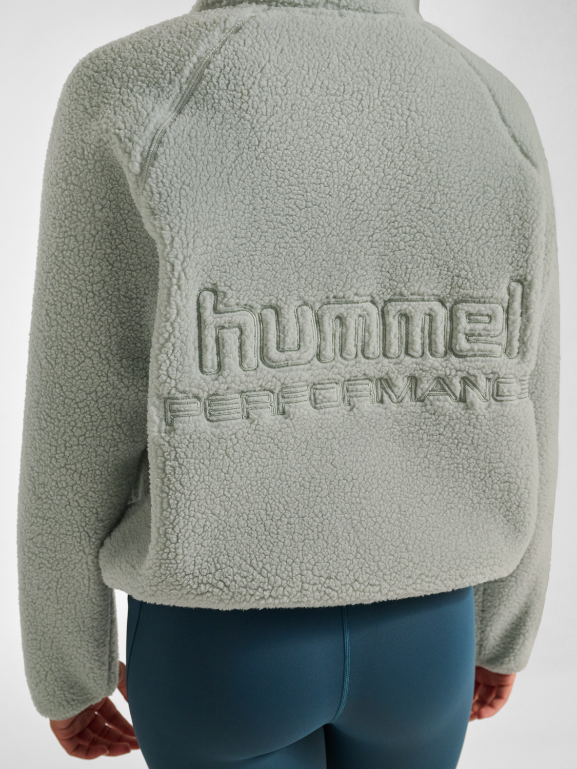 hmlPULSE FLEECE W PULLOVER BELGIAN BLOCK