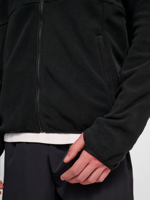 hmlPULSE FLEECE JACKET BLACK