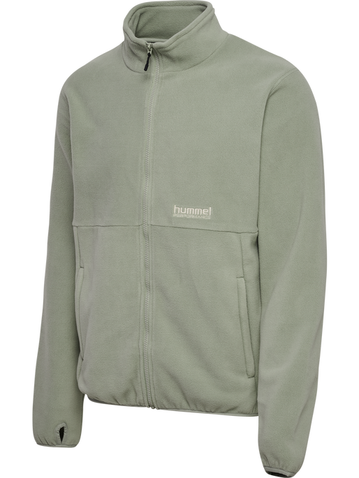 hmlPULSE FLEECE JACKET SEAGRASS