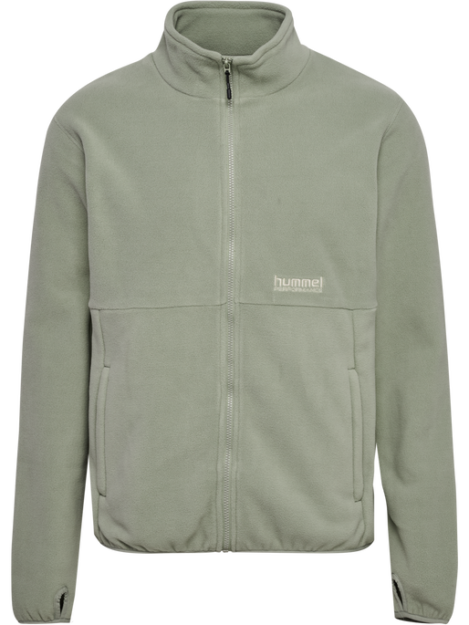 hmlPULSE FLEECE JACKET SEAGRASS
