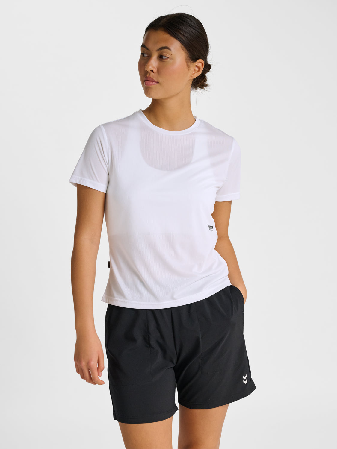 hmlPULSE WORKOUT W T-SHIRT S/S WHITE