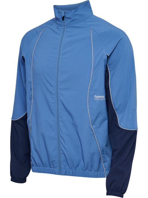 hmlPULSE WOVEN ZIP JACKET BLUE