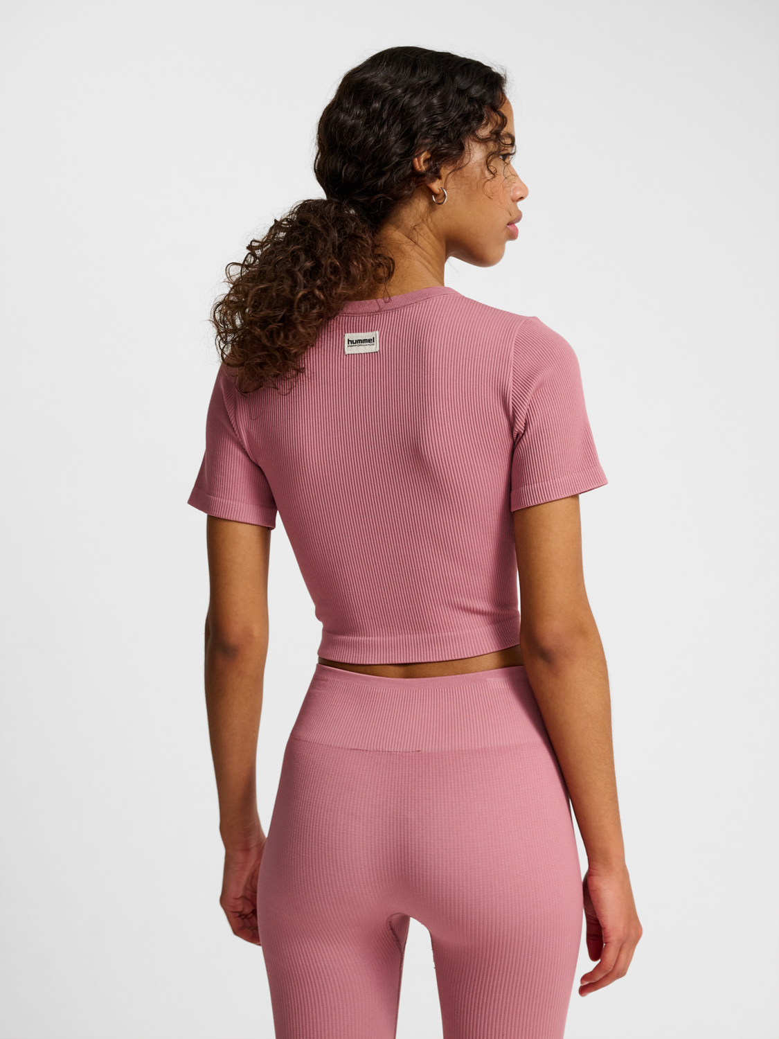 hmlPULSE SEAMLESS RIB W T-SHIRT S/S MAUVE