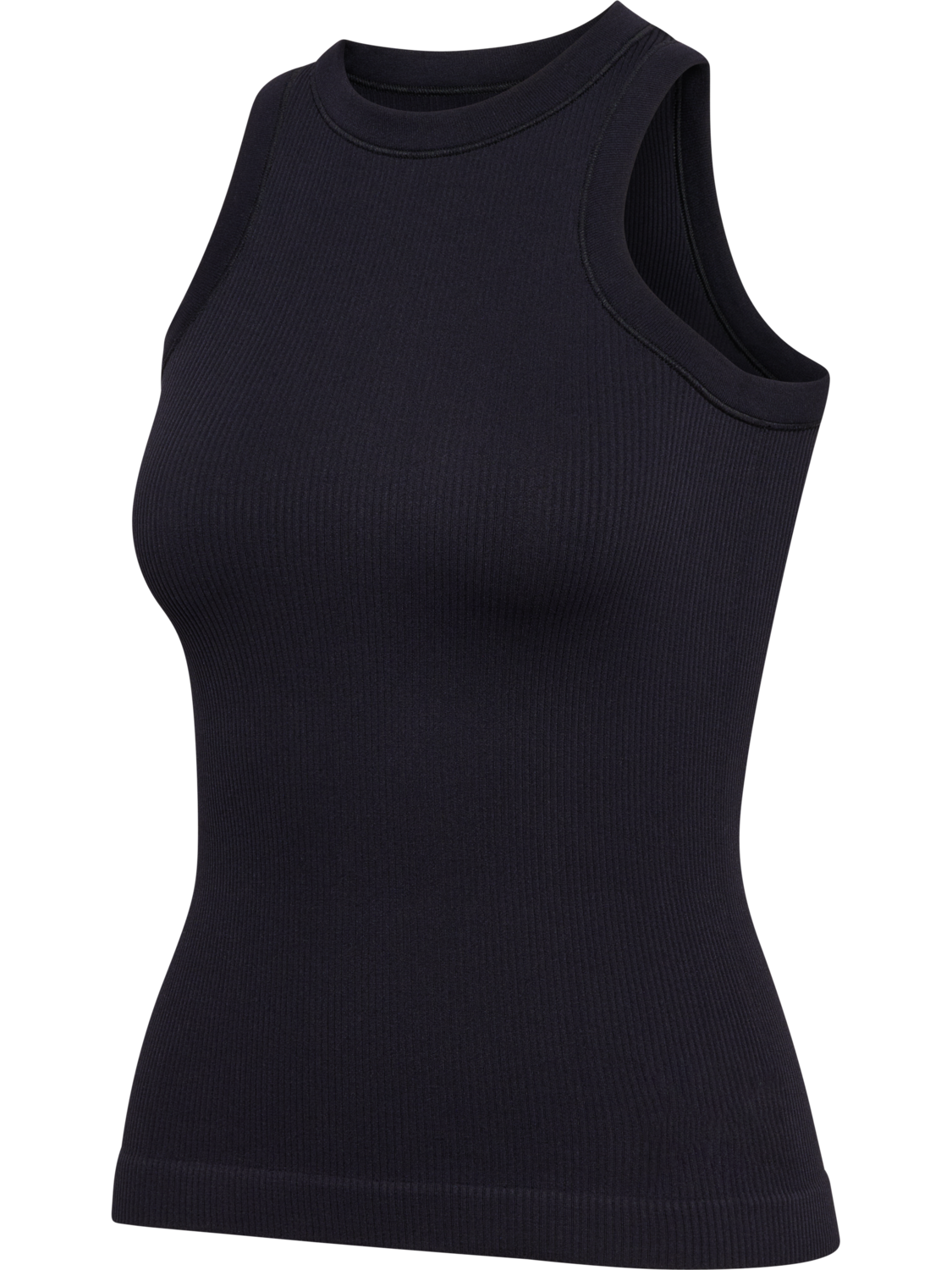 hmlPULSE SEAMLESS RIB W TANK TOP BLACK