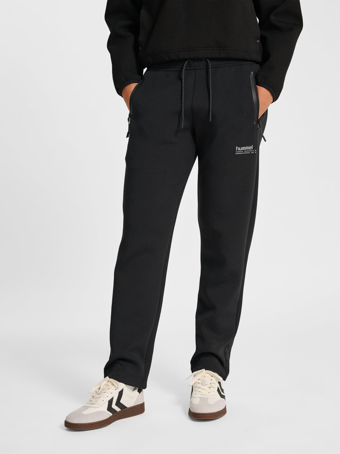 hmlTECH FLEECE W PANTS BLACK