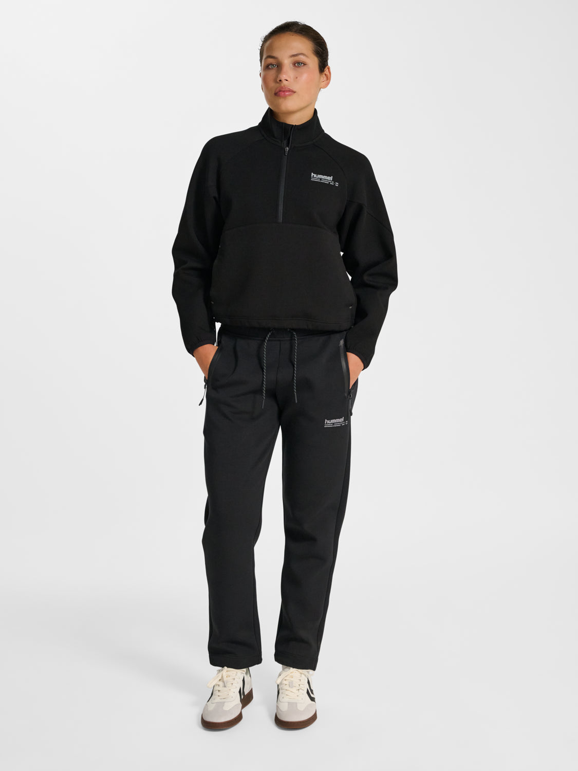 hmlTECH FLEECE W PANTS BLACK