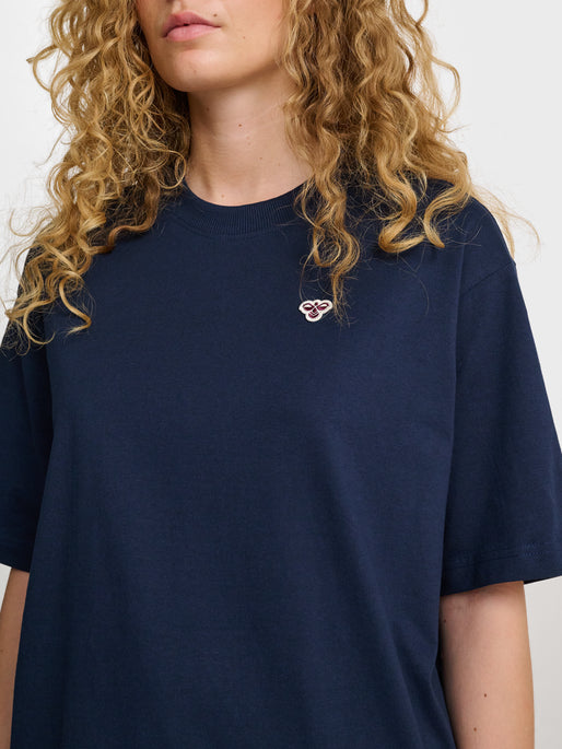 hmlLOOSE T-SHIRT BEE S/S NAVY
