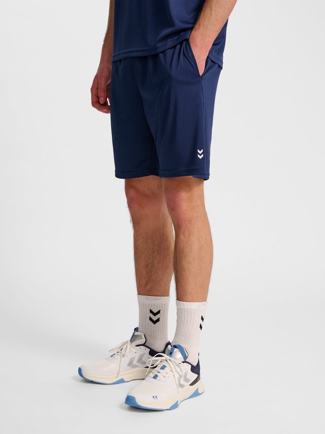 hmlPULSE TRAINING SHORTS NAVY