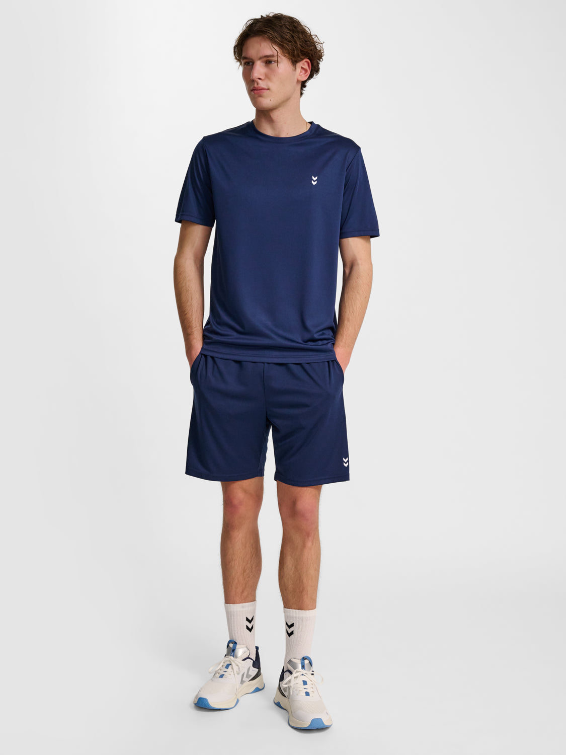 hmlPULSE TRAINING SHORTS NAVY