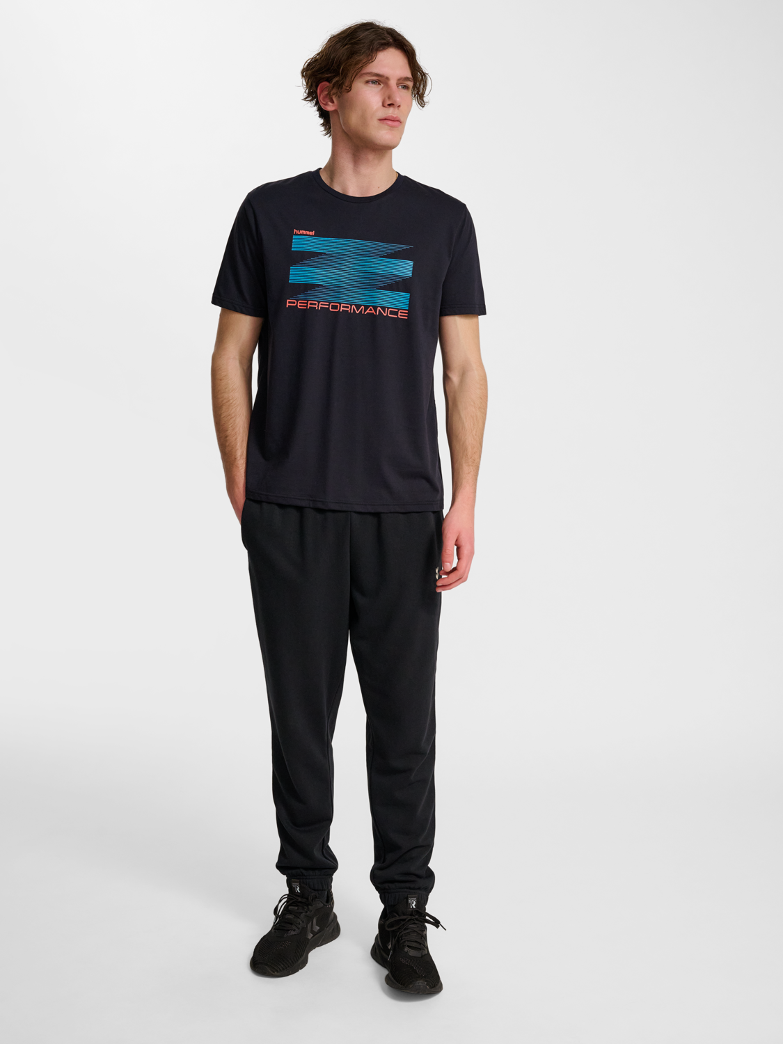 hmlPULSE GRAPHIC T-SHIRT S/S BLACK