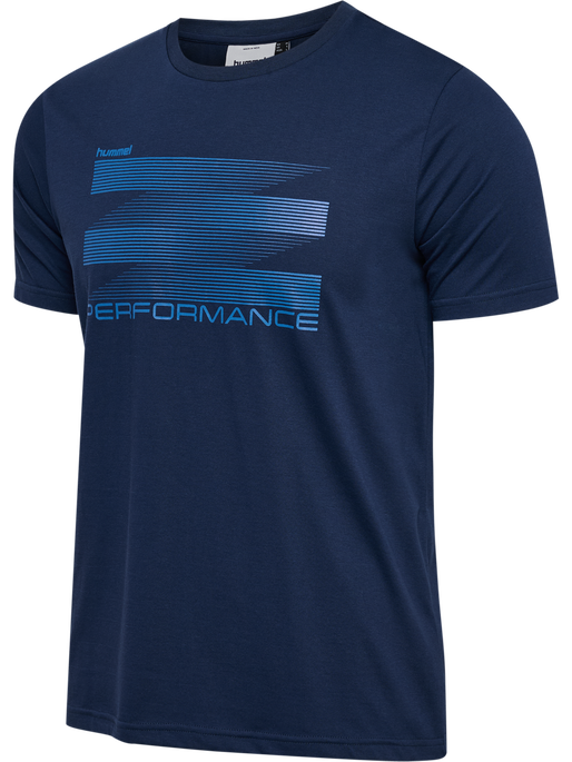 hmlPULSE GRAPHIC T-SHIRT S/S NAVY