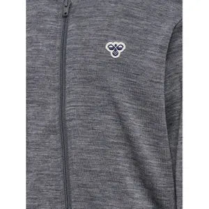 hmlJR WOOL ZIP JACKET BEE DARK GREY