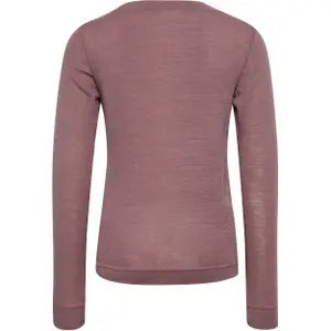 hmlJR WOOL RIB T-SHIRT L/S TWILIGHT MAU