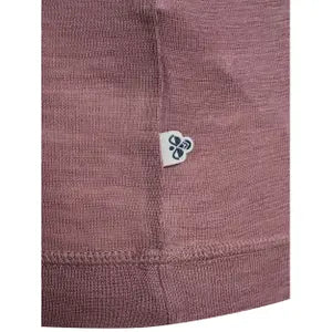 hmlJR WOOL RIB T-SHIRT L/S TWILIGHT MAU